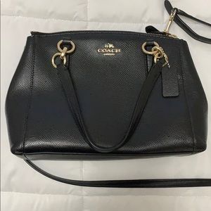 Coach Leather Black Bag